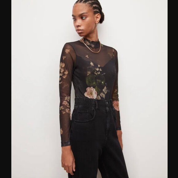 All Saints Tops - All Saints Elia Asago Bodysuit